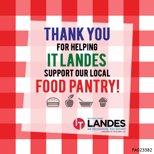 IT-Landes-Food-Bank-Donation